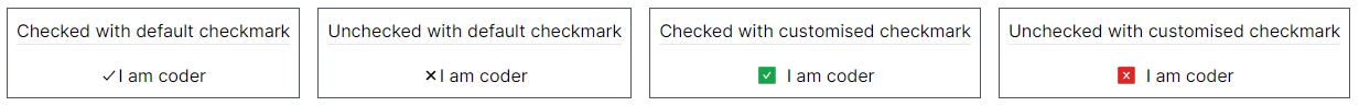 Example CheckBox Component